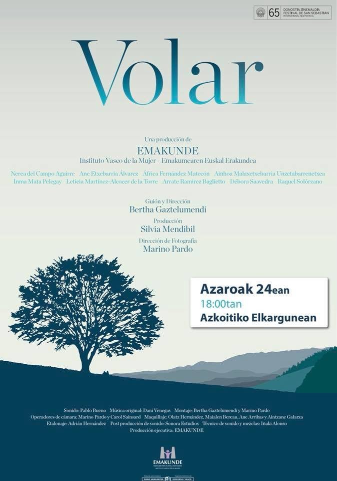 'Volar' filma ostiralean, Elkargunean