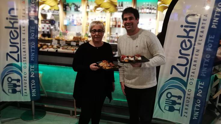 Pintxo-potea indartu nahi du Zurekin ostalari elkarteak