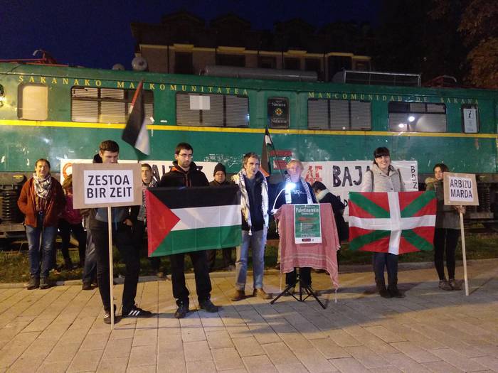 Palestinako herriari elkartasuna adierazi dio Zestoako Udalak