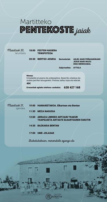 Pentekoste jaiak Martirietan