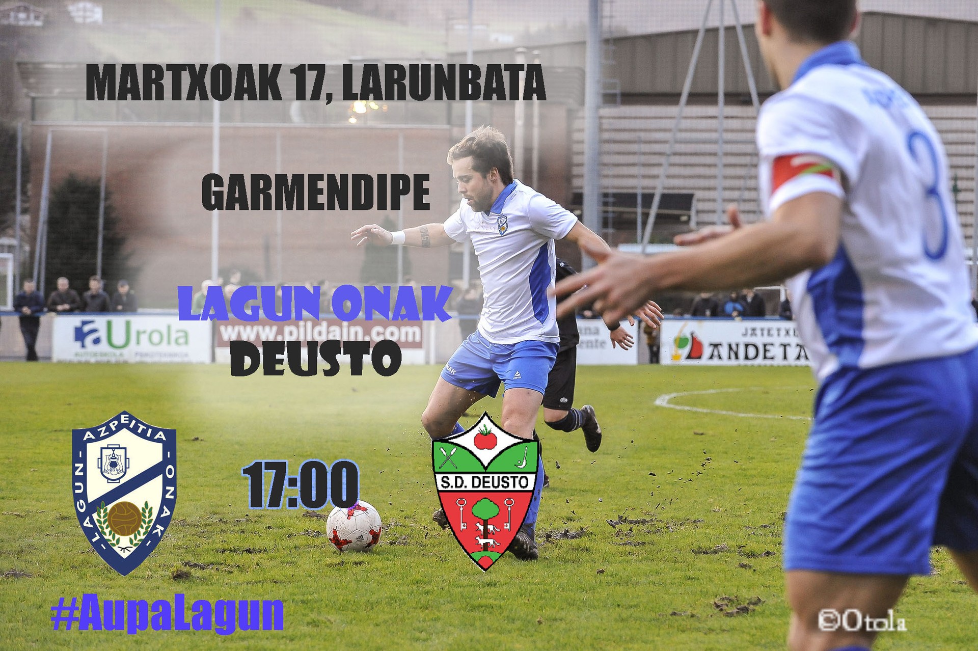 Lagun Onak vs. Deusto asteburuan