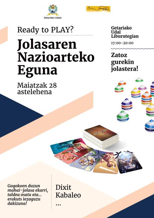 Jolasaren Nazioarteko Eguna ospatuko dute gaur Getariako Udal Liburutegian