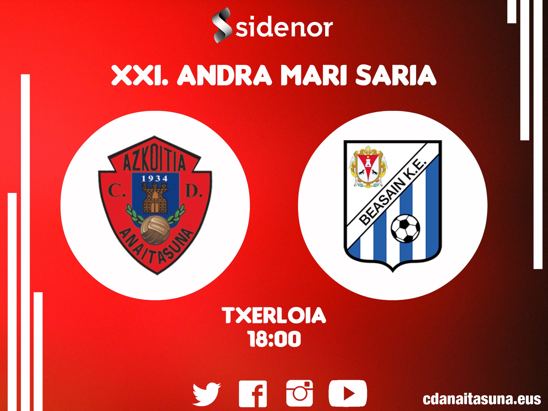 XXI. Andra Mari Saria, bihar (18:00)