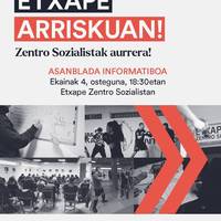 Asanblada informatiboa: Etxape arriskuan!