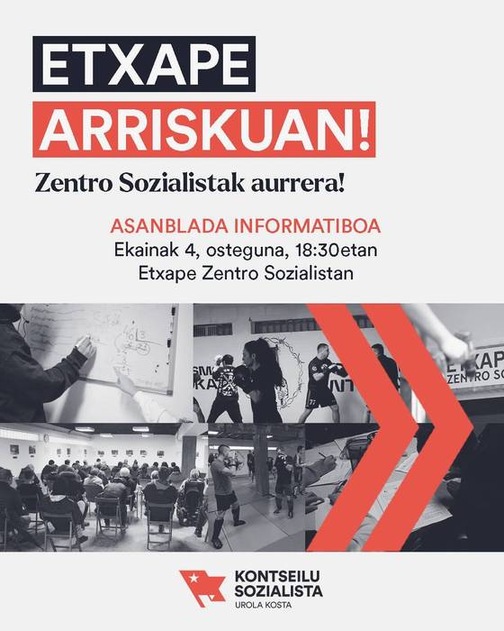 Asanblada informatiboa: Etxape arriskuan!