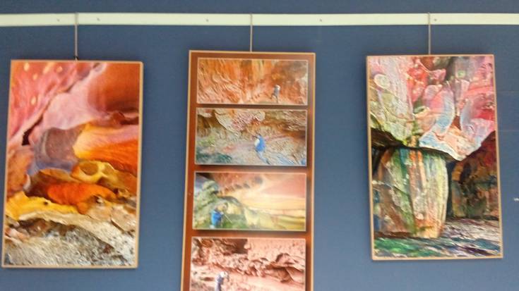 Mikel Mitxeleneraren kolorez betetako argazkiak, Algorri interpretazio zentroan