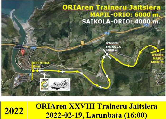 Oriaren XXVIII. Traineru Jaitsiera