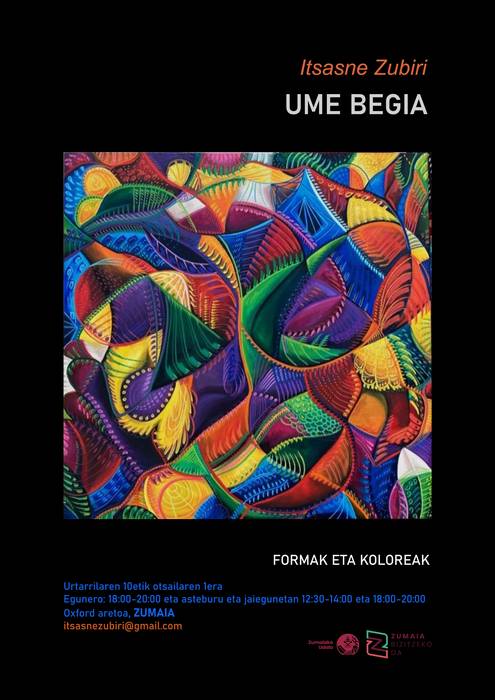 Erakusketa: Itsasne Zubiriren 'Ume begia'