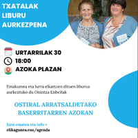 'Bizitza baten txatalak' liburuaren aurkezpena