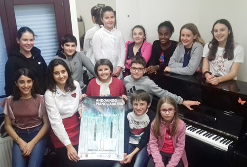Orioko piano ikasleek Andoaingo XIV. piano-jaialdian parte hartuko dute asteburuan