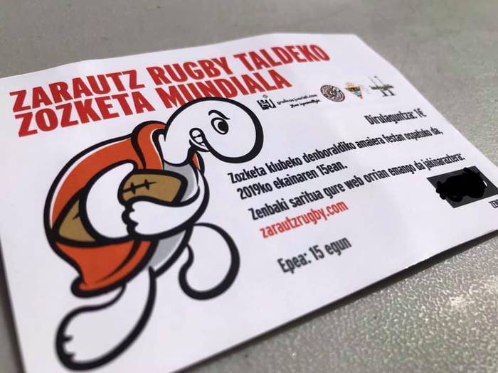 Garagardo Azokaren ostean ere boletoak saltzen jarraituko du Zarautz Rugby Taldeak kluba indartzeko