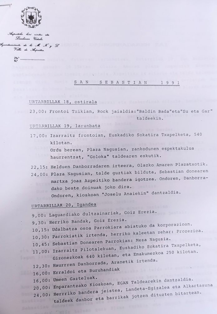 30 urtera, berriz zezenik ez