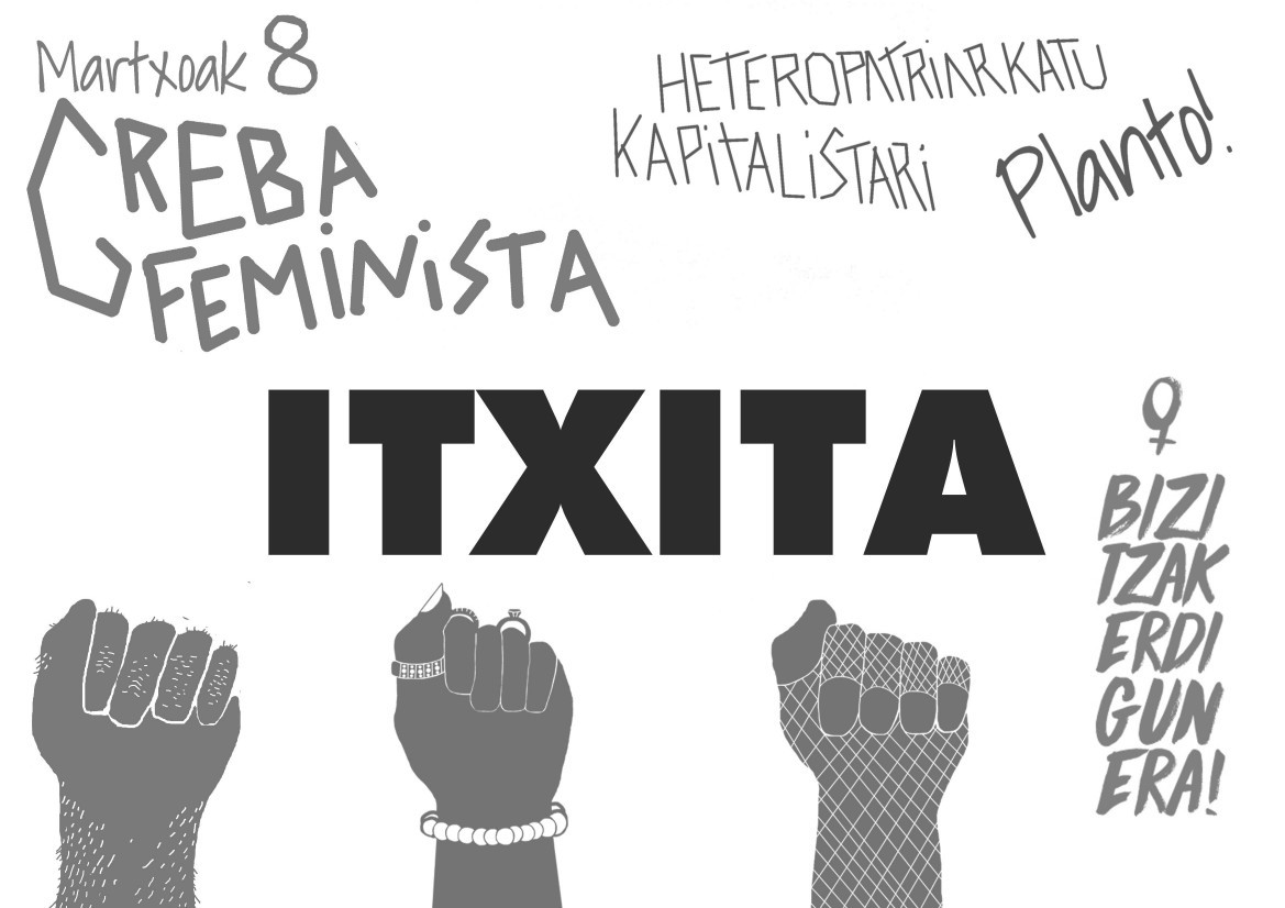 Martxoaren 8an komertzio eta taberna guztiak ixteko deialdia