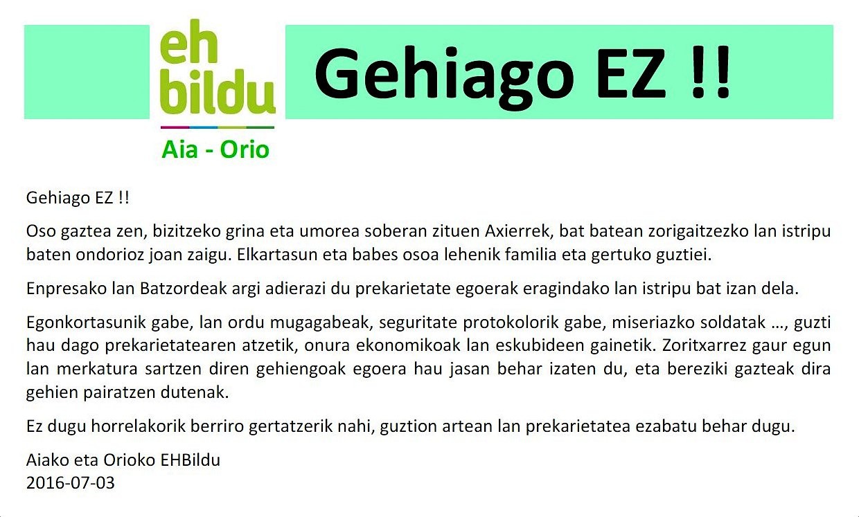 Gehiago EZ !!