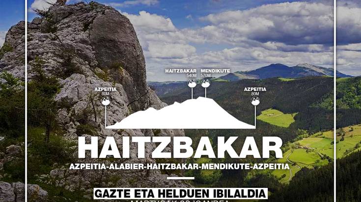 Gaztetxoentzat Haitzbakarrera irteera antolatu du iganderako Lagun Onak MBk