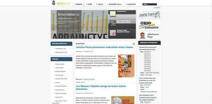 Orioko Udalak bere webgunea berritu du