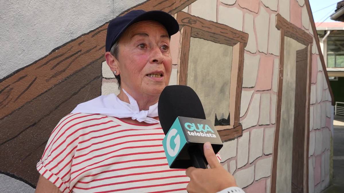 Oikiako festetako txupinazoa, bideoan