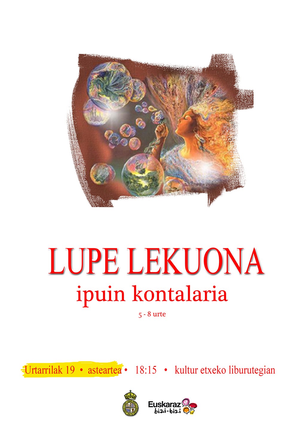 Kartelak: Lupe Lekuona ipuin kontalaria