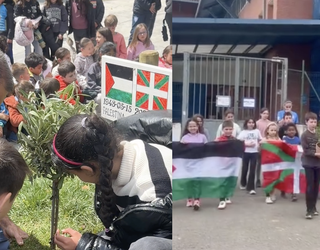 Nakba egunez eta Palestina gogoan, olibondoak ikastetxeetan