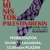 Mobilizazioa: Feministok Palestinarekin