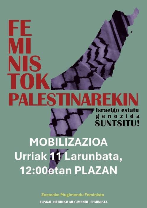 Mobilizazioa: Feministok Palestinarekin