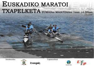 Euskadiko piraguako maratoi txapelketa hartuko du Zumaiak