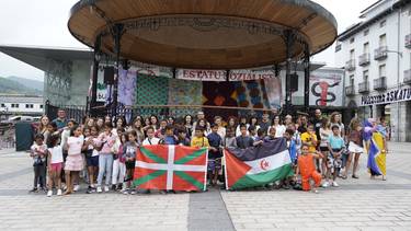 Azkoitiko eta Azpeitiko udalen harrera jaso dute haur sahararrek