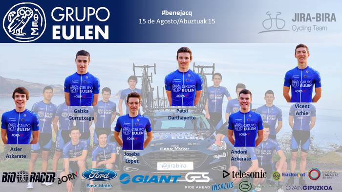 Benejacqen dute hitzordua larunbatean Jira-Bira taldeko txirrindulariek