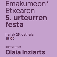 Emakumeon Etxearen urteurren festa