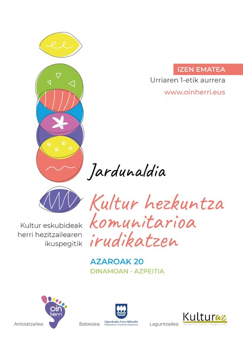 Jardunaldia: 'Kultur hezkuntza komunitarioa irudikatzen'