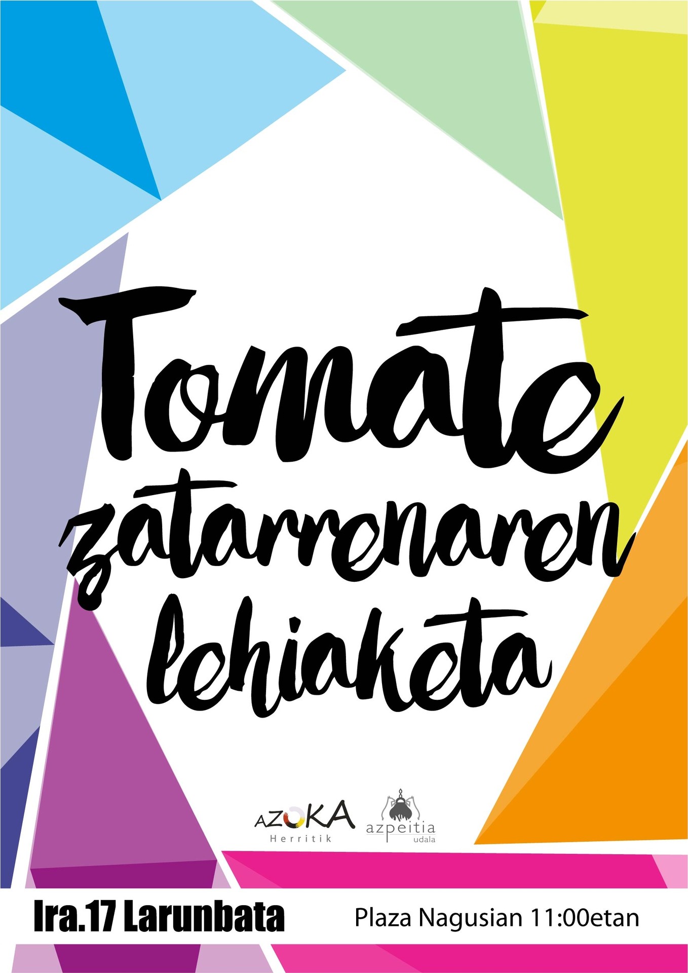 Tomate zatarrenaren lehiaketa egingo dute zapatuan, Azoka Herritiken baitan