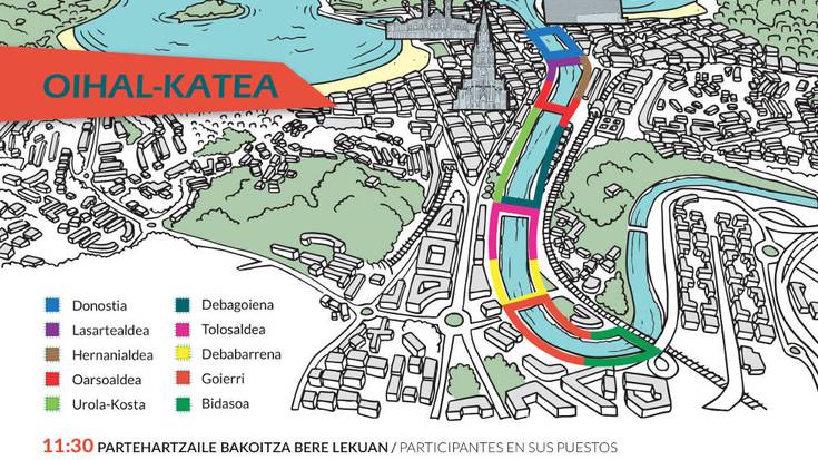 1.400 atxikimendutik gora Azpeitian, erabakitzeko eskubidearen alde