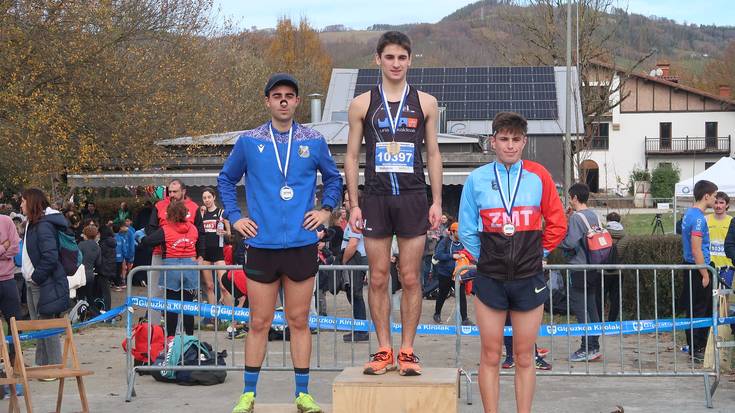 Bingen Aranbarri eta Ane Bosch, 23 eta 16 urtez azpikoetan Gipuzkoako txapeldun