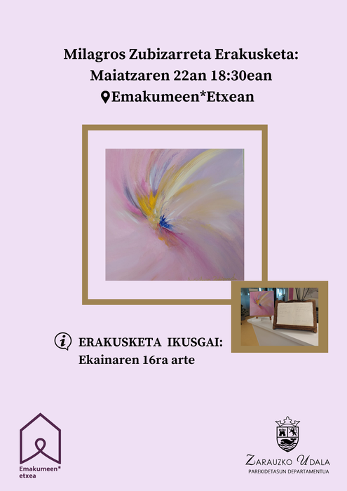 Erakusketa: Milagros Zubizarreta