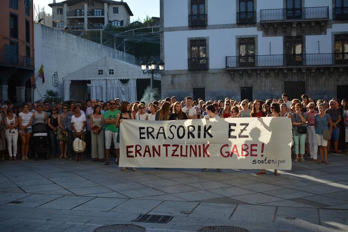 Azkoitiko jaietan bortxaketa bat izan zela salatu du Sostenipe talde feministak