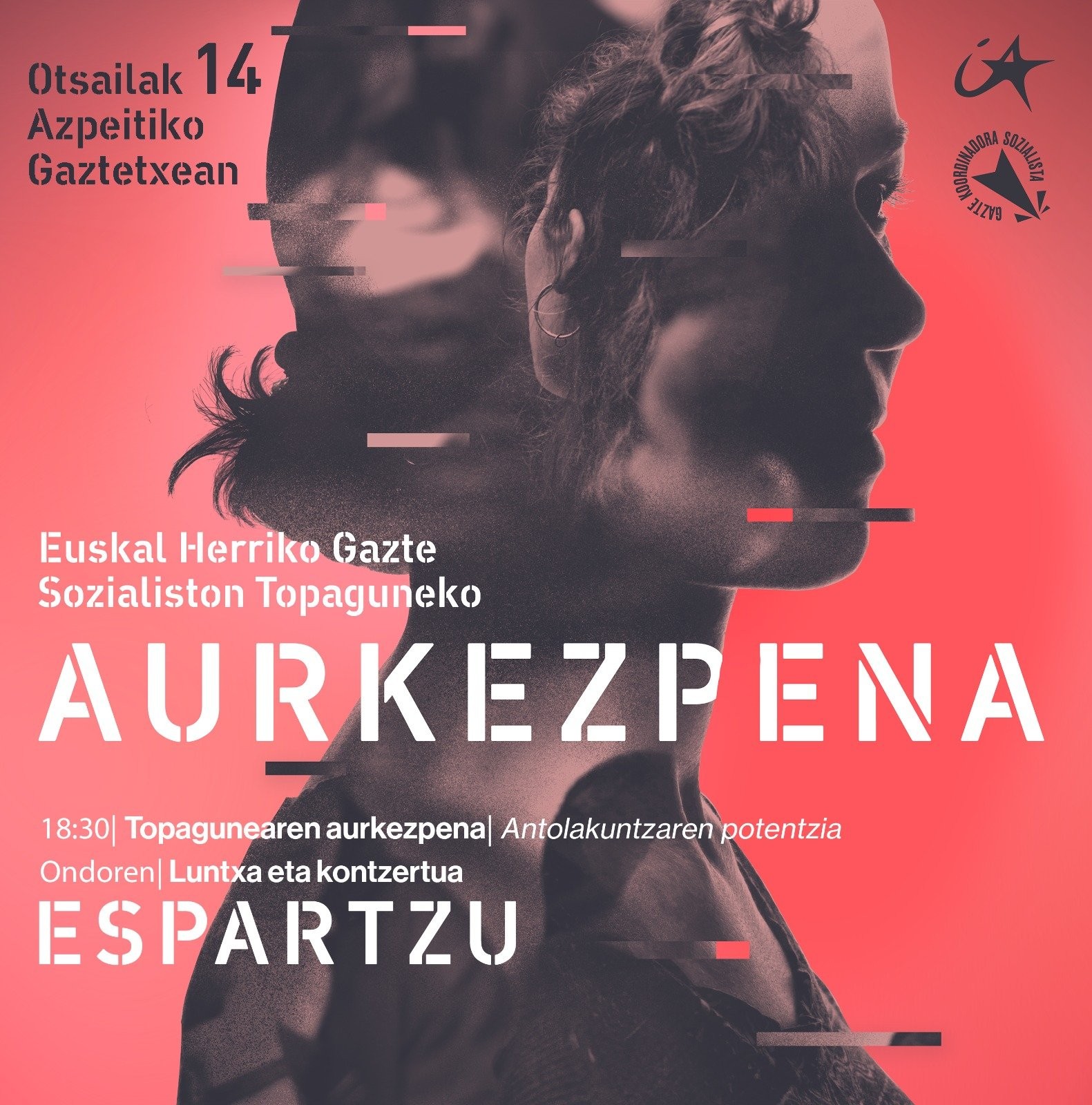 Euskal Herriko Gazte Sozialisten Topagunearen aurkezpena izango da ostiralean Gaztetxean