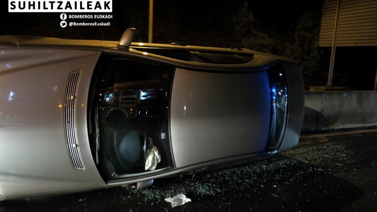 Kotxe batek istripua izan du Txikierdi aldean