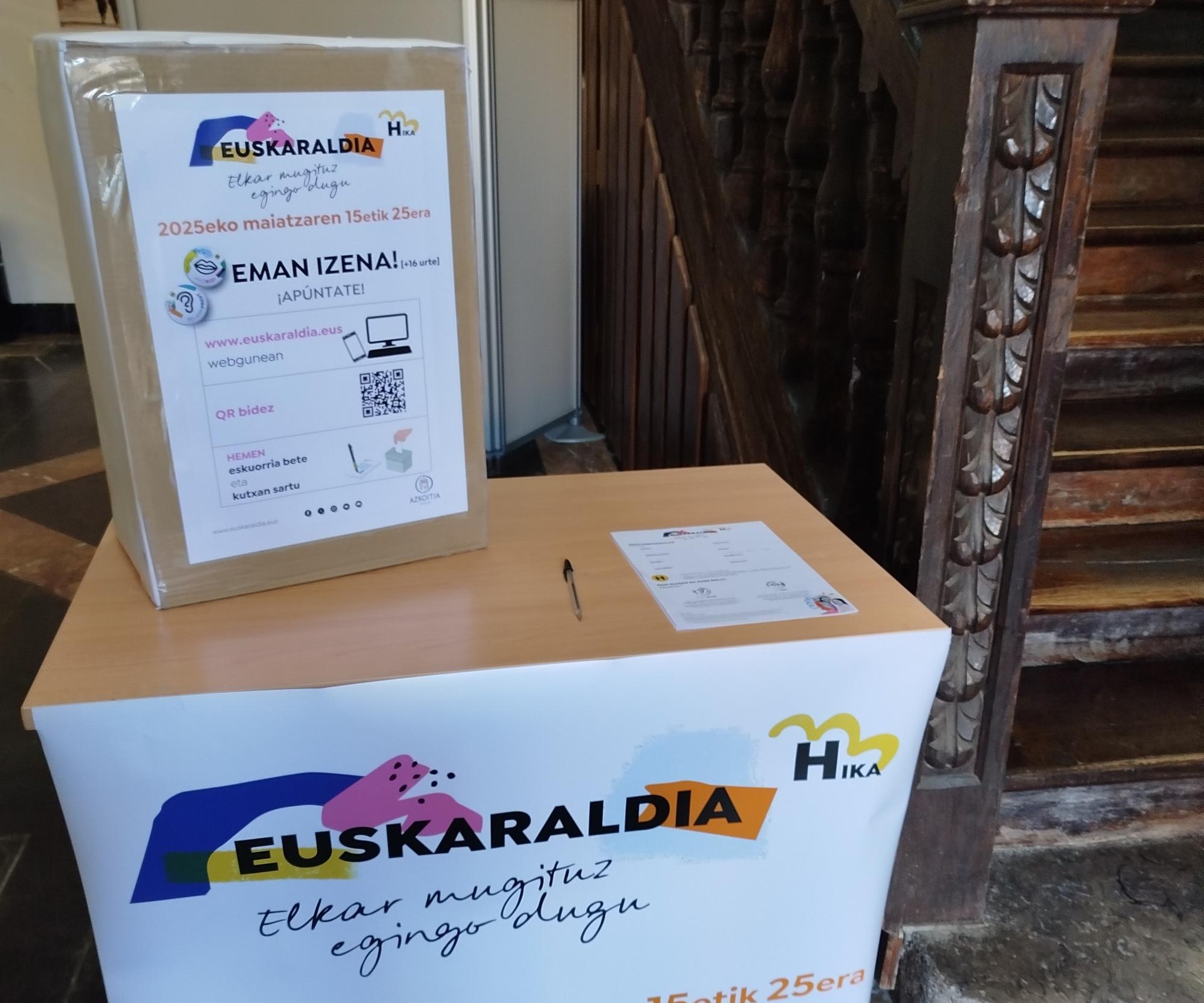 Euskaraldirako 761 pertsona daude izena emanda Azkoitian