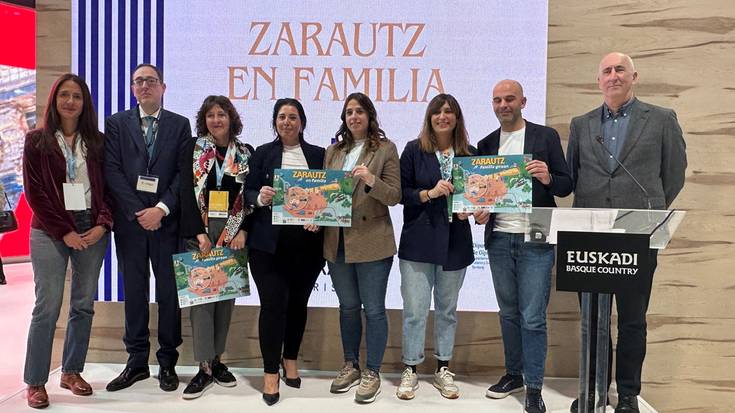 'Zarautz Familia Giroan' proiektua aurkeztu dute Fitur azokan