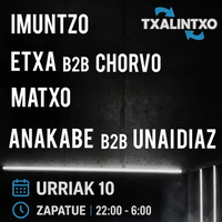 Emanaldia: Imuntzo, Etxa B2B Chorvo, Matxo eta Anakabe B2B Unaidiaz DJak