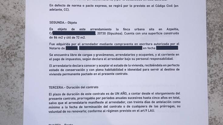 "Laguntza jasotzen nuenez, alokairua 150 euro gehiago"