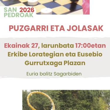 Sanpedroak: puzgarriak eta jolasak