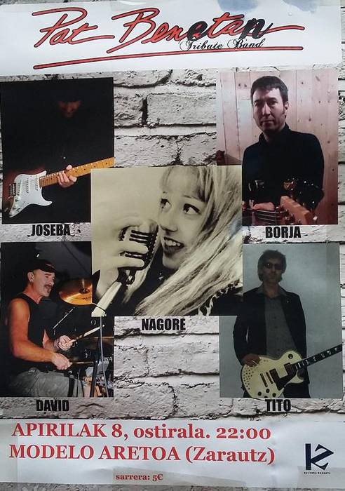 Pat Benetan Tribute Band zuzenean, Modelon