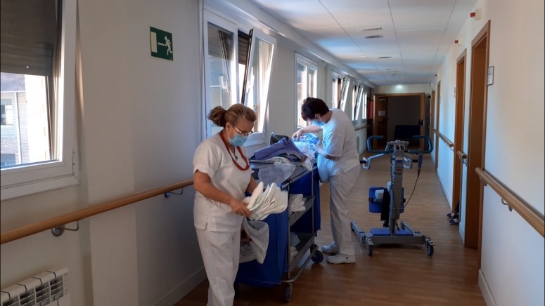 Koronabirusaren proba egin duten San Martin egoitzako langile eta egoiliar guztiek negatibo eman dute