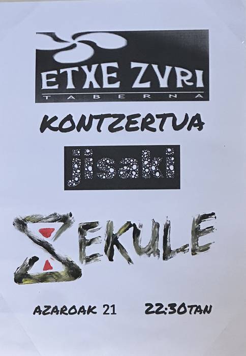 Kontzertuak: Jisaki eta Ekule