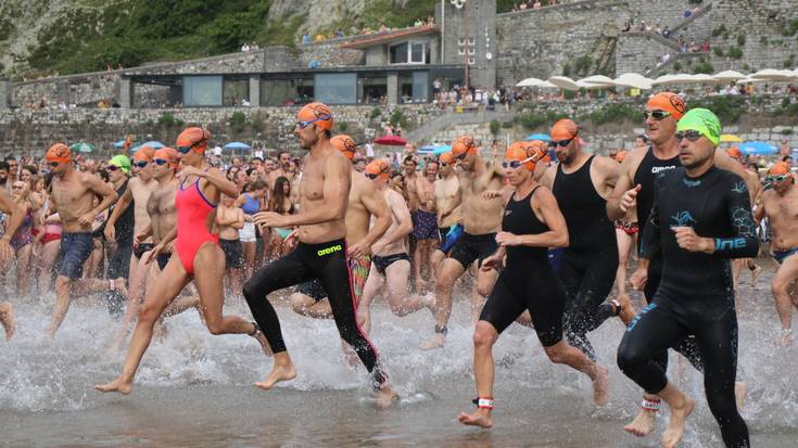 Helene Alberdi eta Adnan Mustafic izan dira bizkorrenak Itzurun-Arranpla itsas zeharkaldian