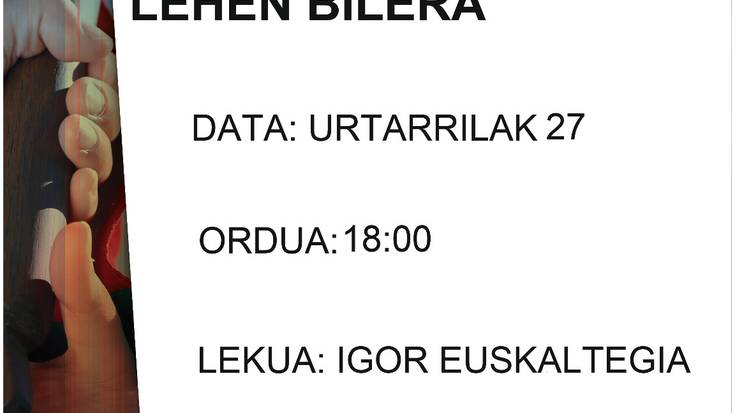 Korrikaren 22. edizioa antolatzeko lehen bilera