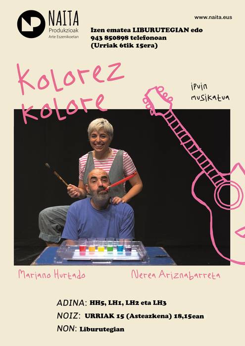 Ipuin musikatua: 'Kolorez kolore'