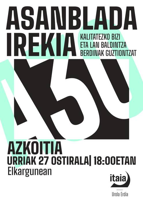 Azaroaren 30eko grebaren harira asanblada irekia