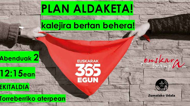 Eguraldi txarra dela eta, Zapitik zapira kalejira bertan behera gelditu da